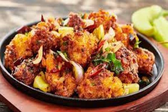 Hot butter cuttle fish 