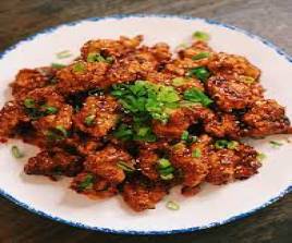 Fried chicken with garlic sauce 